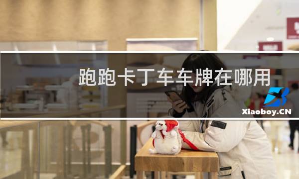跑跑卡丁车车牌在哪用