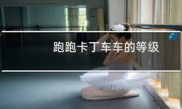 跑跑卡丁车车的等级