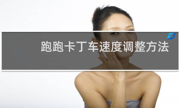 跑跑卡丁车速度调整方法