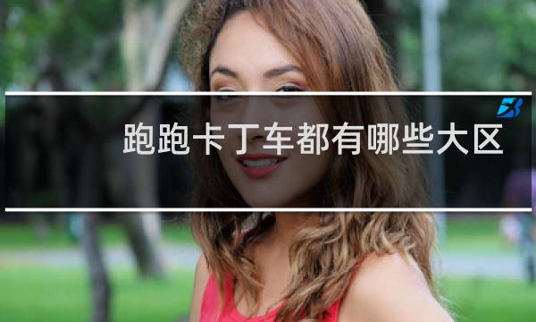 跑跑卡丁车都有哪些大区