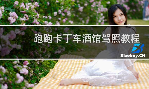 跑跑卡丁车酒馆驾照教程