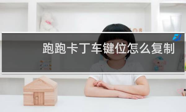 跑跑卡丁车键位怎么复制