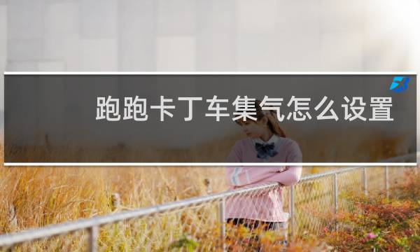 跑跑卡丁车集气怎么设置