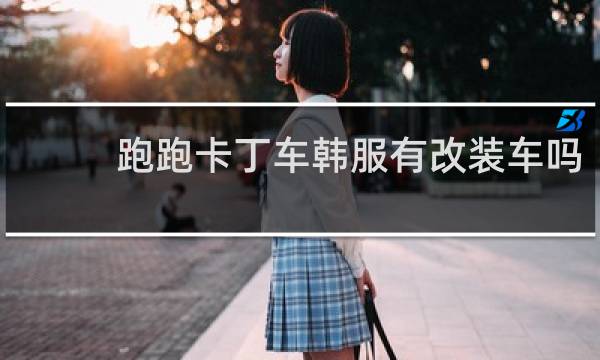 跑跑卡丁车韩服有改装车吗