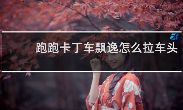 跑跑卡丁车飘逸怎么拉车头