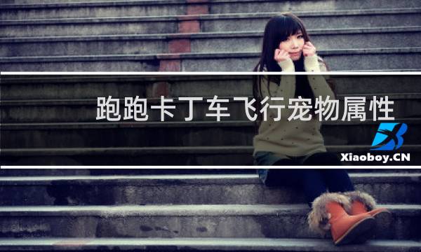 跑跑卡丁车飞行宠物属性