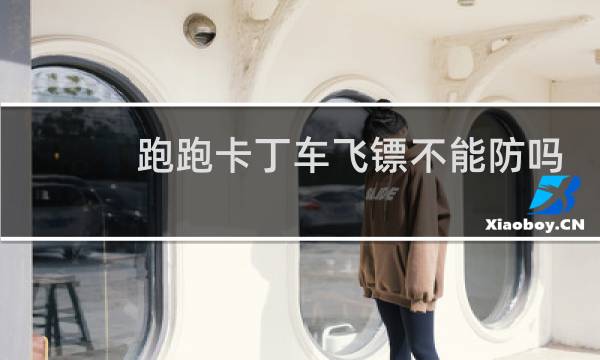 跑跑卡丁车飞镖不能防吗