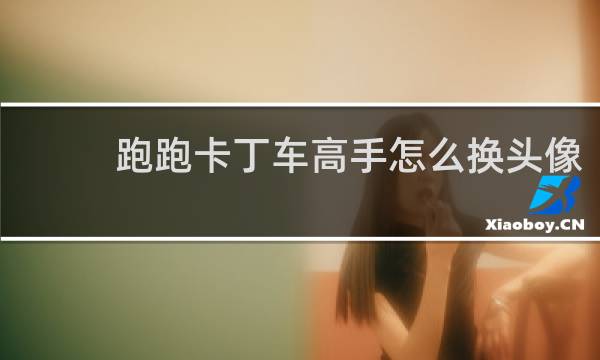 跑跑卡丁车高手怎么换头像