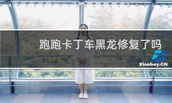 跑跑卡丁车黑龙修复了吗