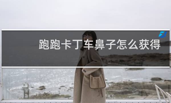 跑跑卡丁车鼻子怎么获得