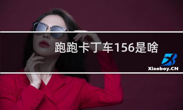 跑跑卡丁车156是啥