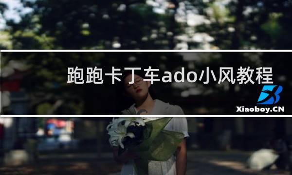 跑跑卡丁车ado小风教程