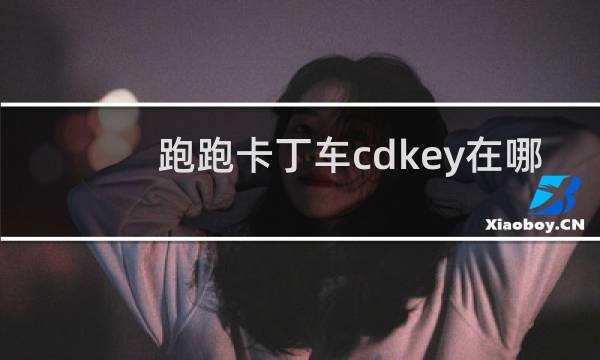 跑跑卡丁车cdkey在哪