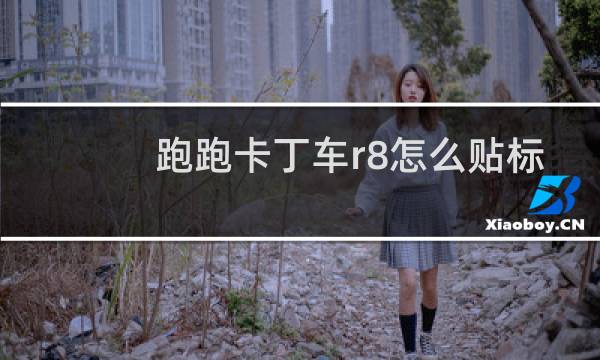 跑跑卡丁车r8怎么贴标
