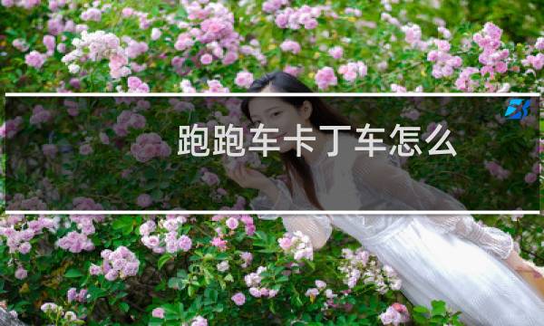 跑跑车卡丁车怎么 全屏