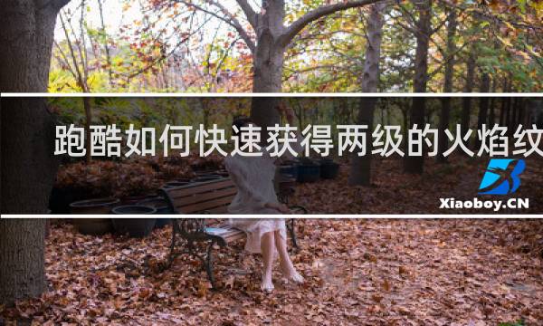 跑酷如何快速获得两级的火焰纹章