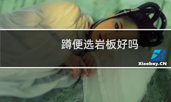 蹲便选岩板好吗