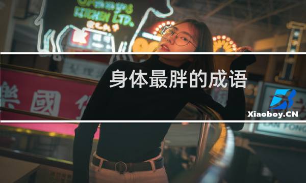 身体最胖的成语