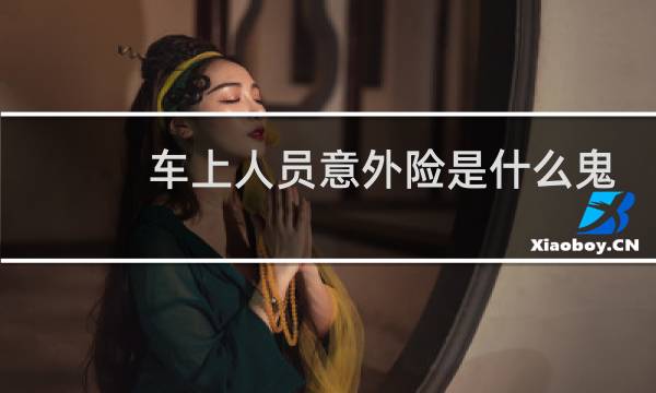 车上人员意外险是什么鬼