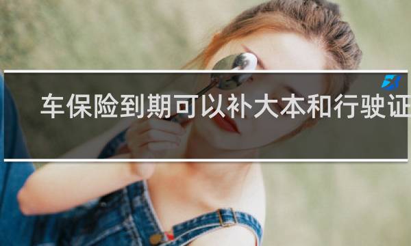 车保险到期可以补大本和行驶证吗