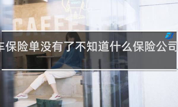 车保险单没有了不知道什么保险公司怎么办