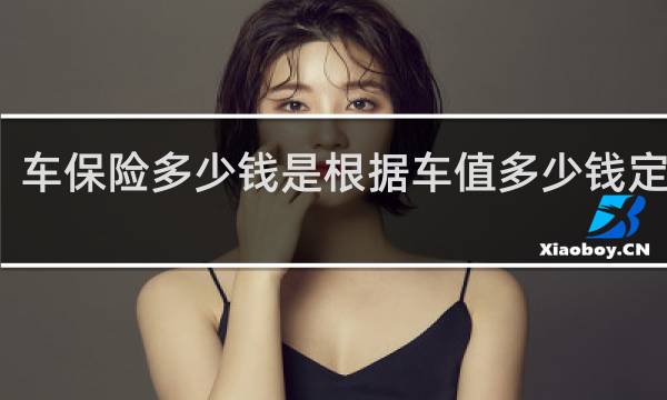 车保险多少钱是根据车值多少钱定的吗