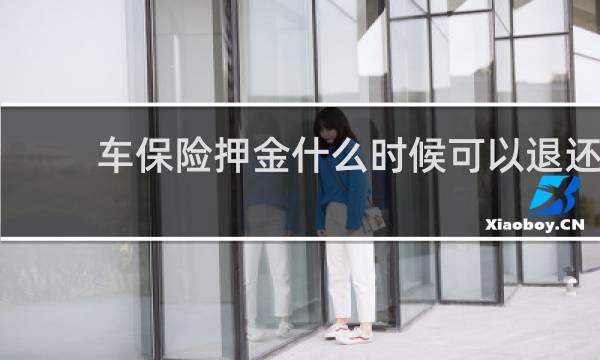 车保险押金什么时候可以退还