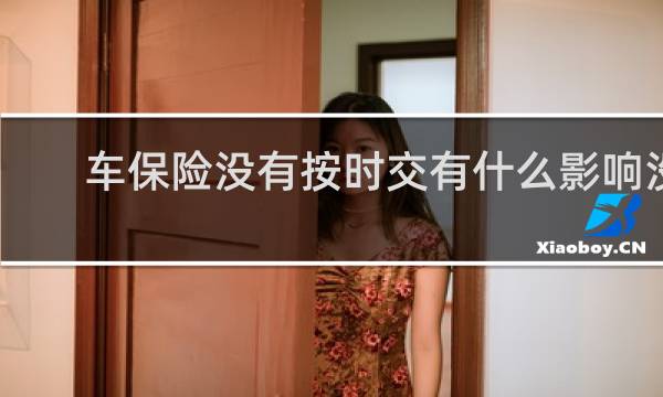 车保险没有按时交有什么影响没