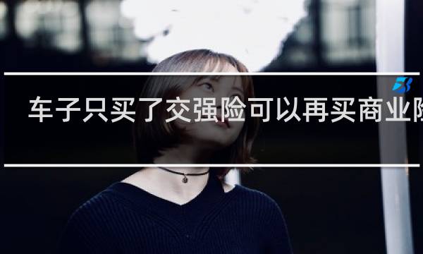 车子只买了交强险可以再买商业险吗