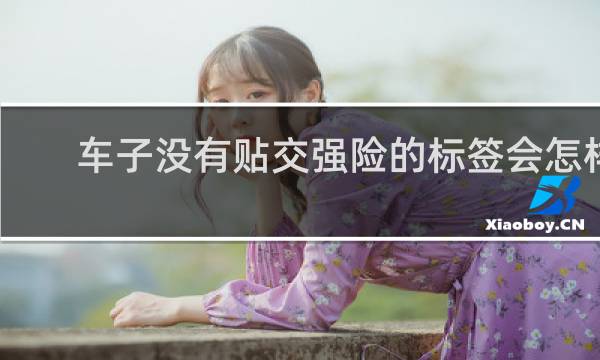 车子没有贴交强险的标签会怎样