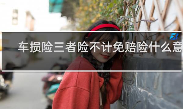 车损险三者险不计免赔险什么意思