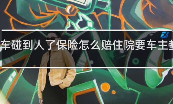 车碰到人了保险怎么赔住院要车主垫钱吗