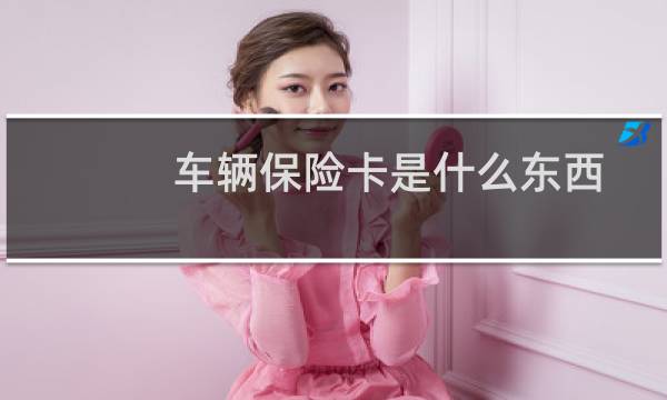 车辆保险卡是什么东西