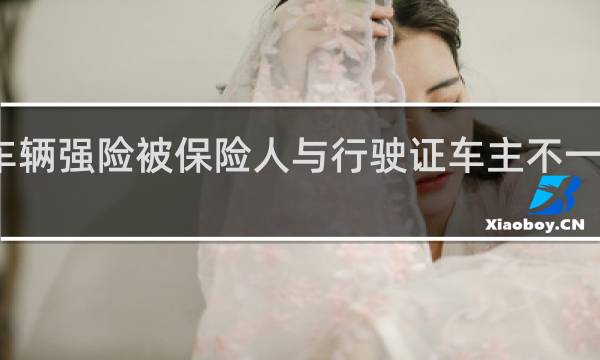 车辆强险被保险人与行驶证车主不一样行吗