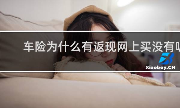 车险为什么有返现网上买没有呢