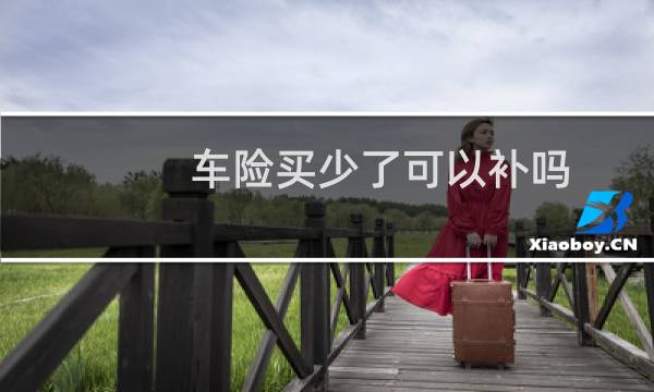 车险买少了可以补吗