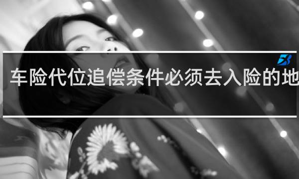 车险代位追偿条件必须去入险的地方吗