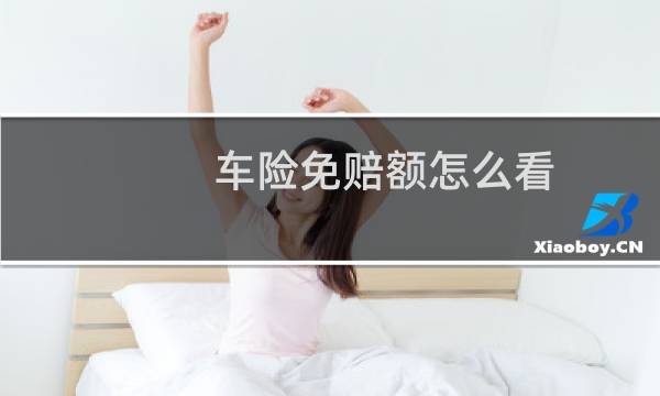 车险免赔额怎么看