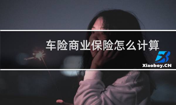 车险商业保险怎么计算