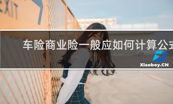 车险商业险一般应如何计算公式