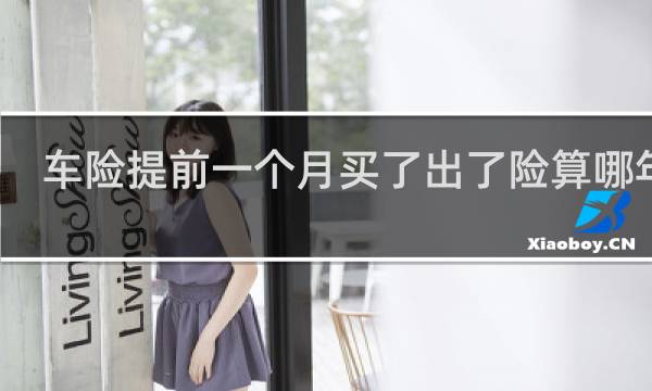 车险提前一个月买了出了险算哪年的