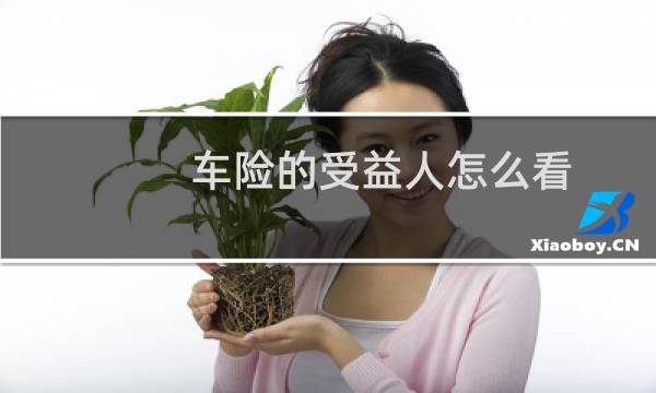 车险的受益人怎么看