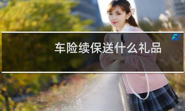 车险续保送什么礼品