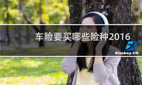 车险要买哪些险种2016