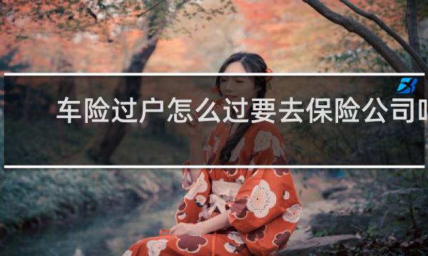 车险过户怎么过要去保险公司吗