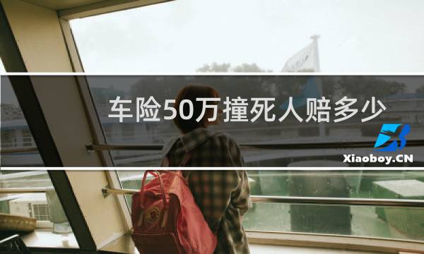 车险50万撞死人赔多少