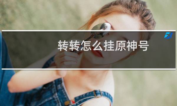 转转怎么挂原神号