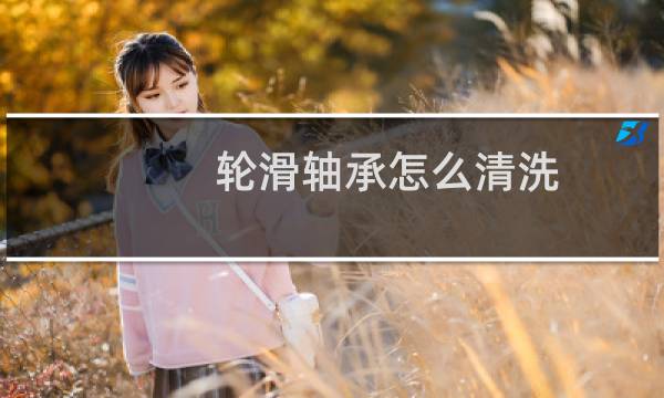 轮滑轴承怎么清洗