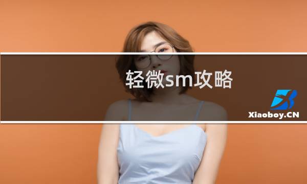轻微sm攻略