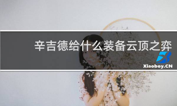 辛吉德给什么装备云顶之弈